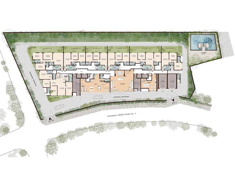Avant Park West ground floor plan